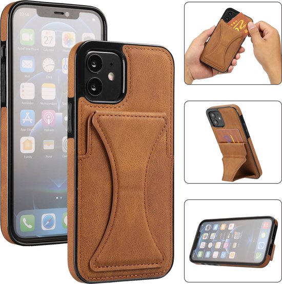 Etui en cuir Apple iPhone 12 | Apple iPhone 12 Pro | Coque arrière pour  téléphone |... | bol