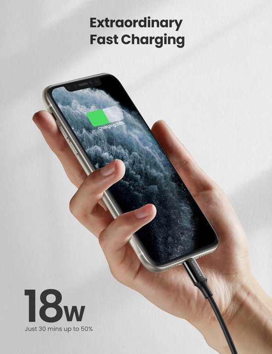 Ugreen Mfi Lightning Naar Usb C Usb C Usb Type C Male Mfi Gecertificeerd Nylon Pd Bol Com Ugreen Mfi Lightning Naar Usb C Usb C Usb Type C Male Mfi Gecertificeerd Nylon Pd Bol Com