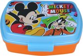 Lunchbox - broodtrommel - Mickey Mouse & Goofy - 17 x13 cm.