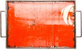 Moogoo Creative Africa - Dienblad 40x30cm - Rood - Gemaakt van gerecyclede olievaten