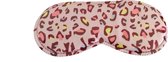 Wynie - Slaapmasker - Luipaard print - Roze - 1 stuks in blisterverpakking