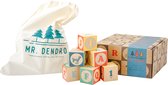 Mr. Dendro – Houten Blokken ABC met opbergzak - Nederlands alfabet - houten speelgoed 2 jaar