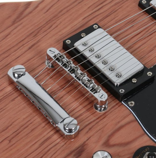 Fazley FSG418CW Wood de Cherry Guitare Électrique de Haute Qualité Guitare  Adulte
