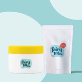 Fairytabs Tandpasta Tabletten met opbergpot Aardbei - 1 maand - Kinderen - Milieuvriendelijk - Vegan - Fluoridevrij - Dierproefvrij