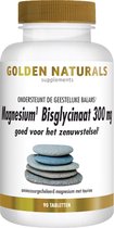 Golden Naturals Magnesium Bisglycinaat 300mg (90 veganistische tabletten)
