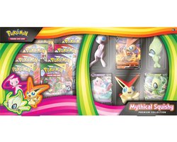 Pokemon booster box mythical squishy mew, celebi, victini premium collectie