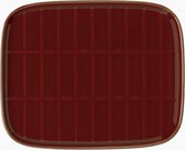 Marimekko - Oiva / Tiiliskivi - bord - Keramiek - 15x12cm - Rood