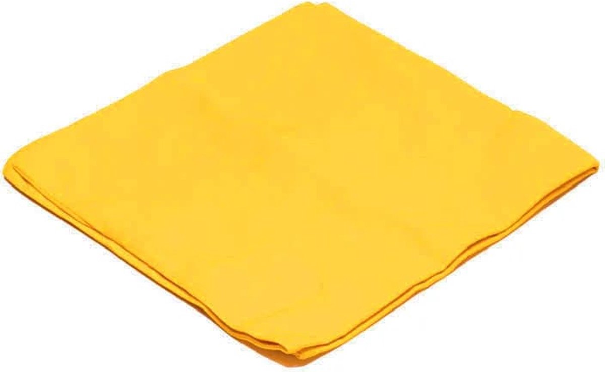 Meditatiemat hoes geel 3e chakra - 65x65x5 - Katoen - Geel