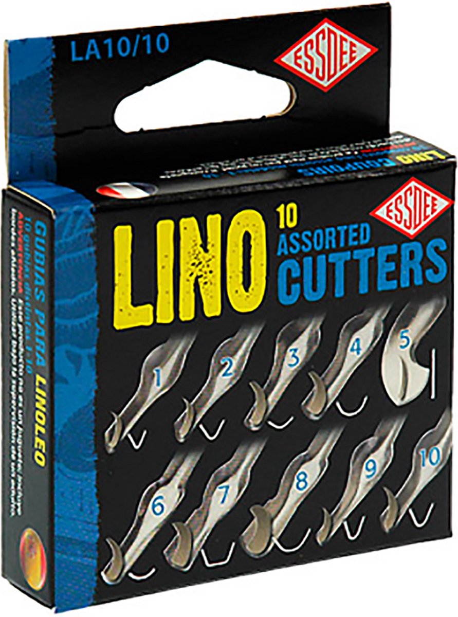 Linolschnittwerkzeug Essdee Lino Cutter Set 5x Linolmesser