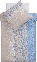 Lumaland Beddengoedset Fiona 80x80 + 135x200 zand/blauw