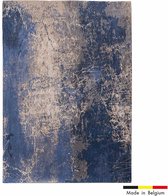 Louis de Poortere - Mad Men Cracks Vloerkleed 80x150 - Blauw