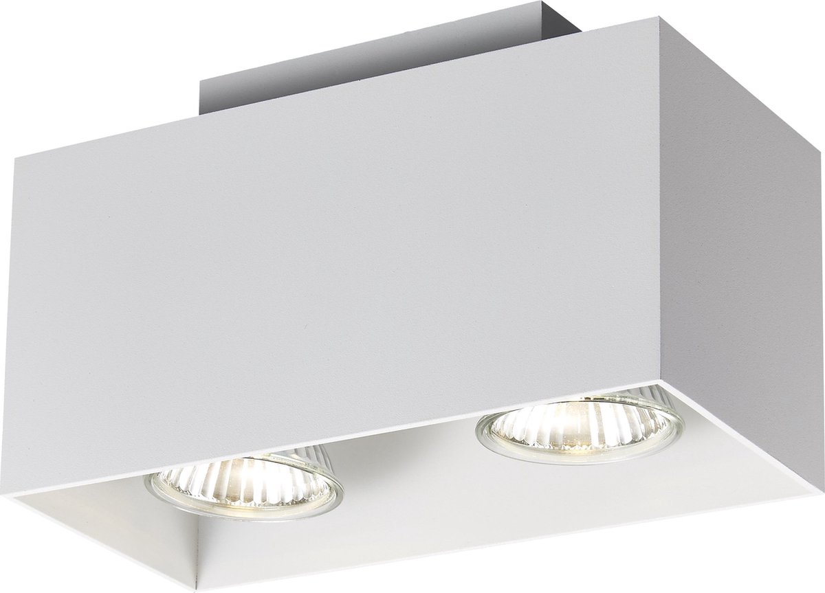 Fantasia Kubo Wit 2X 5W Led Gu10 Dimbaar Incl.