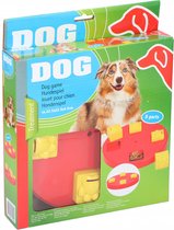 Dog hondenspel 22,5 x 4,5 cm rood/geel
