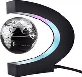 Globe flottant avec lumière SpeedCare® - Globe interactif - Décoration de lampe - Zwart