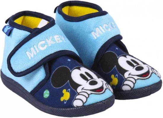 Blauwe Mickey Mouse sloffen