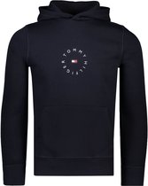 Tommy Hilfiger Hoodies Blauw Normaal - Maat XS - Heren - Lente/Zomer Collectie - Katoen;Polyester