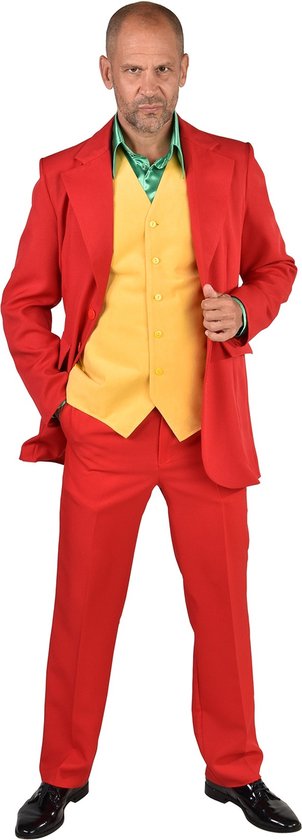 Magic Design Kostuum Schurk Heren Polyester Rood 2-delig Maat Xl | bol.com