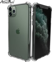 iPhone 11 Pro Max hoesje - Anti Burst Transparent - TPU PC Back Cover Space Case