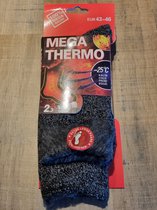 5 Paar - Mega Thermo Sokken - 43-46 - Naadloos - Wintersokken - Huissokken - Unisex - Warme Voetensokken