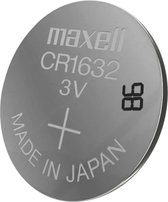 Maxell Lithium Batterij - Knoopcel - CR1632 - 2 stuks - 3V - Made in Japan