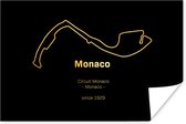 Poster F1 - Circuit - Monaco - 180x120 cm XXL - Cadeau voor man