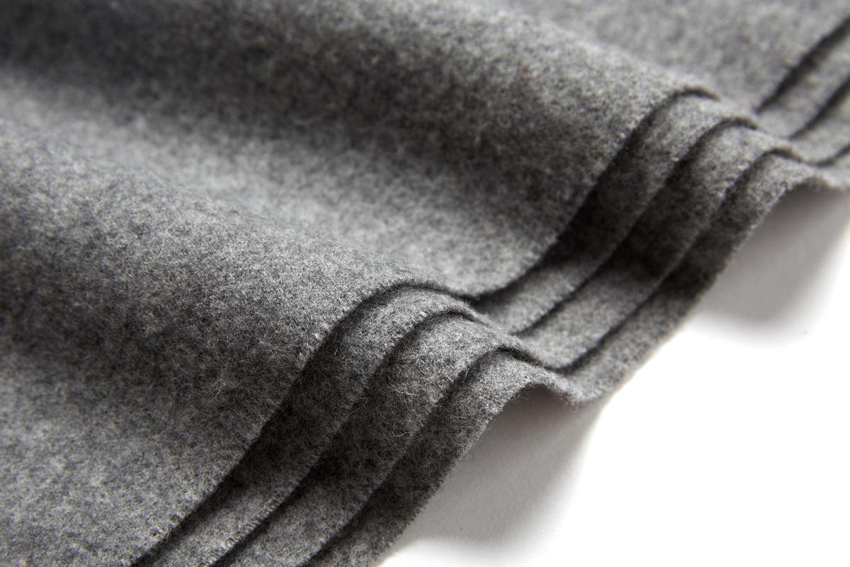 Heren Kasjmier Wol Sjaal 30% Kasjmier 70% Wol Grijs - 220×50 cm