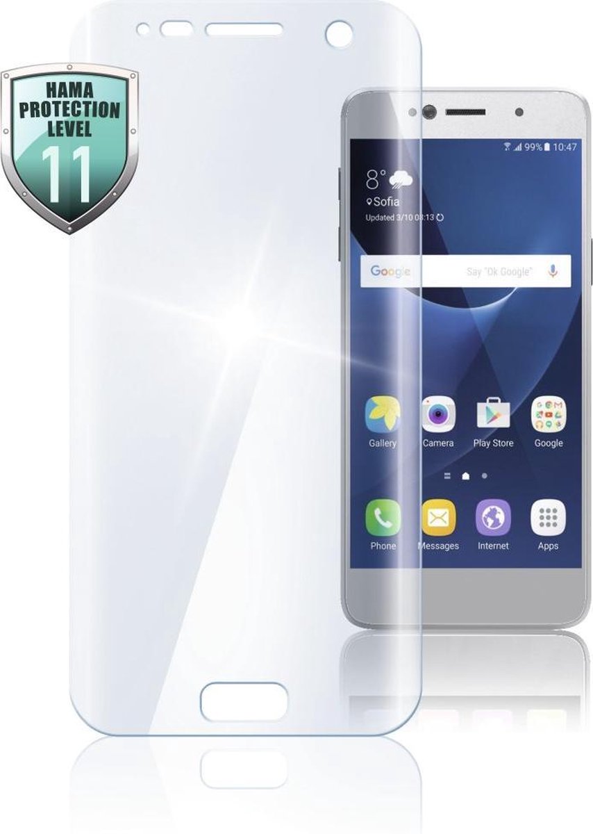 Hama 3D-full-screen-beschermglas Voor Samsung Galaxy S7 Edge Transparant