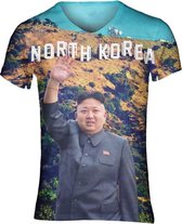 Kim jong un festival shirt Maat: L V - hals - Festival shirt - Superfout - Fout T-shirt - Feestkleding - Festival outfit - Foute kleding -