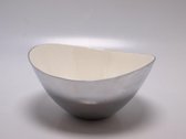Bowl ø 29,5cm -   aluminium /wit - Voccelli