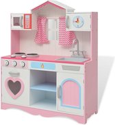 Speelkeuken (INCL kleurboek) Roze voor Kinderen - Speelgoedkeuken - Kinder keuken