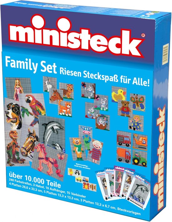 ballon Heel Populair Ministeck Familieset - hobbypakket - 10.000 stukjes | bol.com