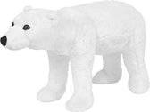 Staande Knuffel ijsbeer 81x43 cm - Knuffel staand pluche