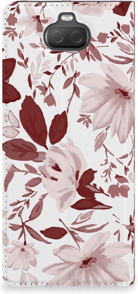 Bookcase Sony Xperia 10 Watercolor Flowers