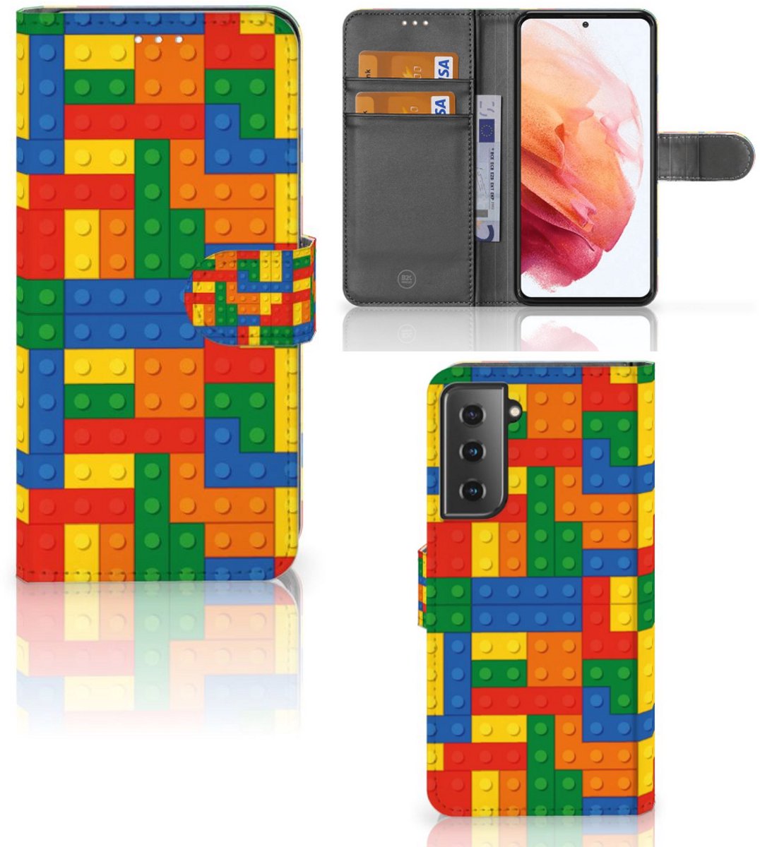 Samsung Galaxy S21 Telefoon Hoesje Blokken