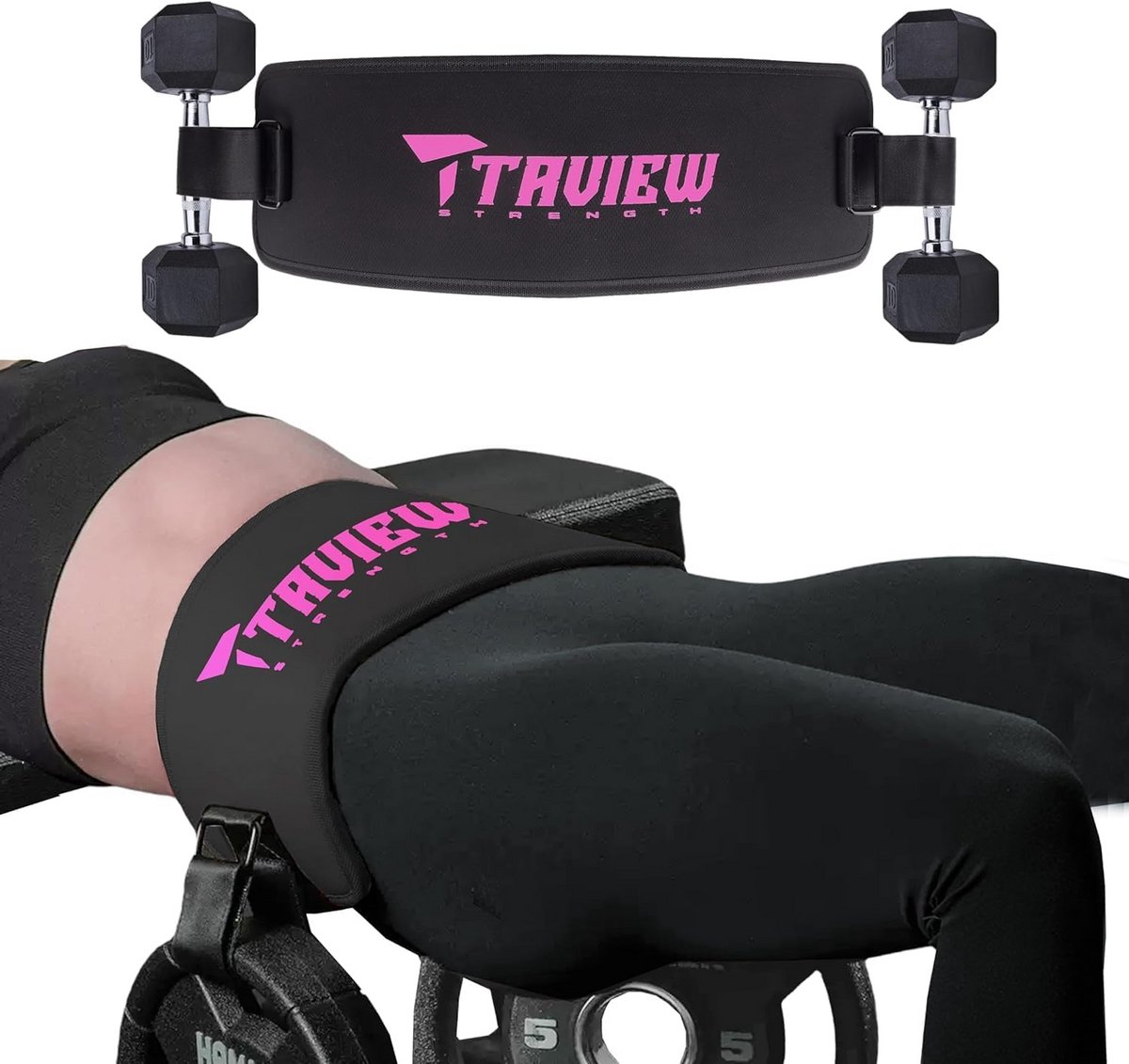 Heupgordel voor Hip Thrust en Glute Bridge - Ideaal voor Gym en Pilates