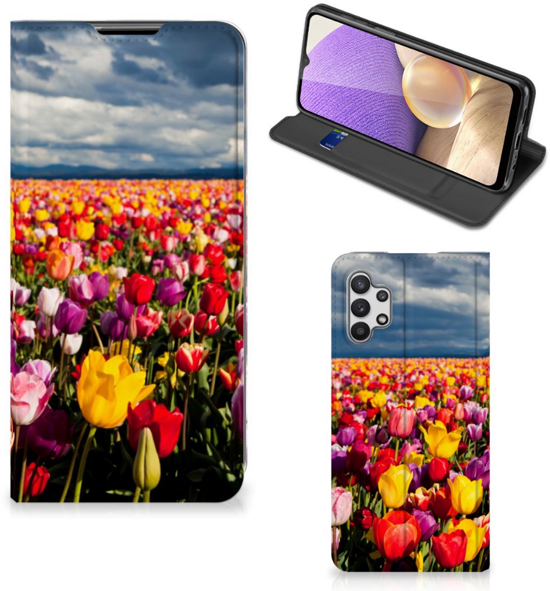 Samsung Galaxy A32 5G Smart Cover Tulpen