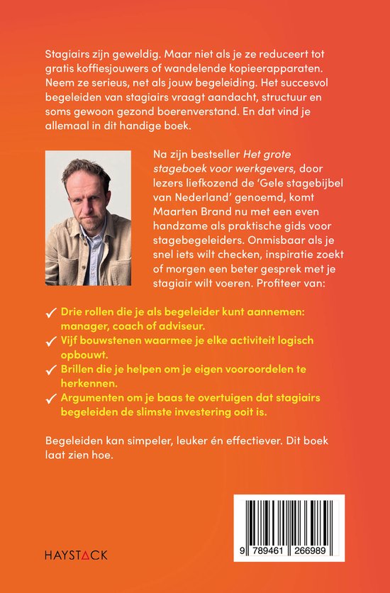 Het kleine stageboek voor begeleiders