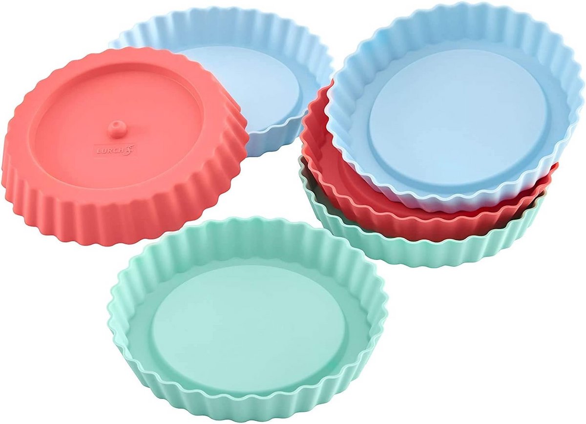 Siliconen Bakvorm Multicolor voor Creatief Bakken, 12.3 x 12.3 x 5 cm