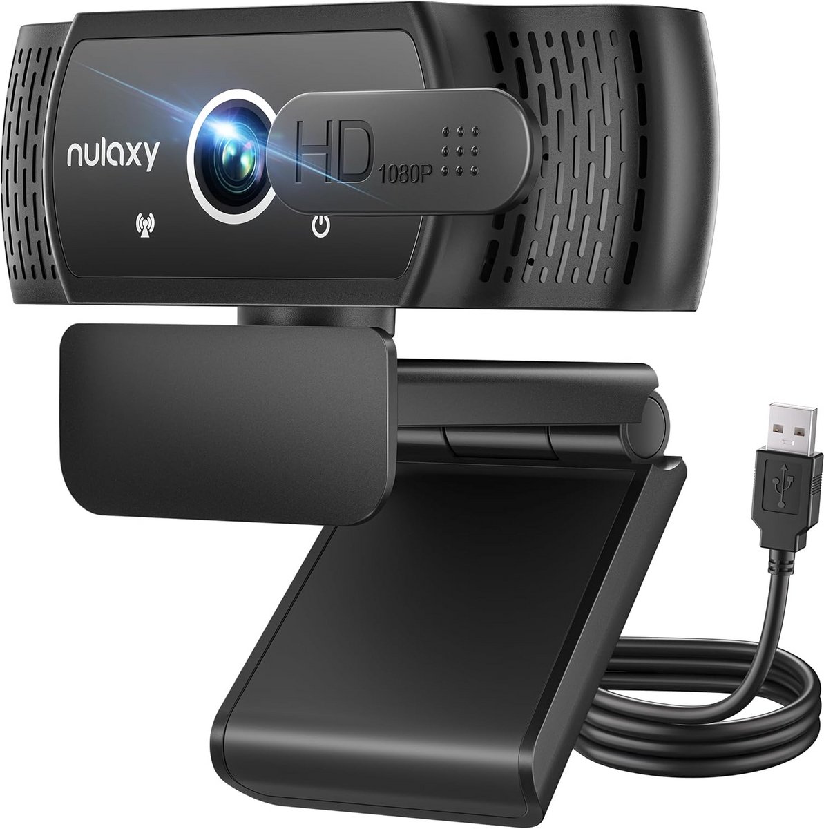 1080p Webcam met Stereomicrofoon voor Videoconferenties en Online Cursussen
