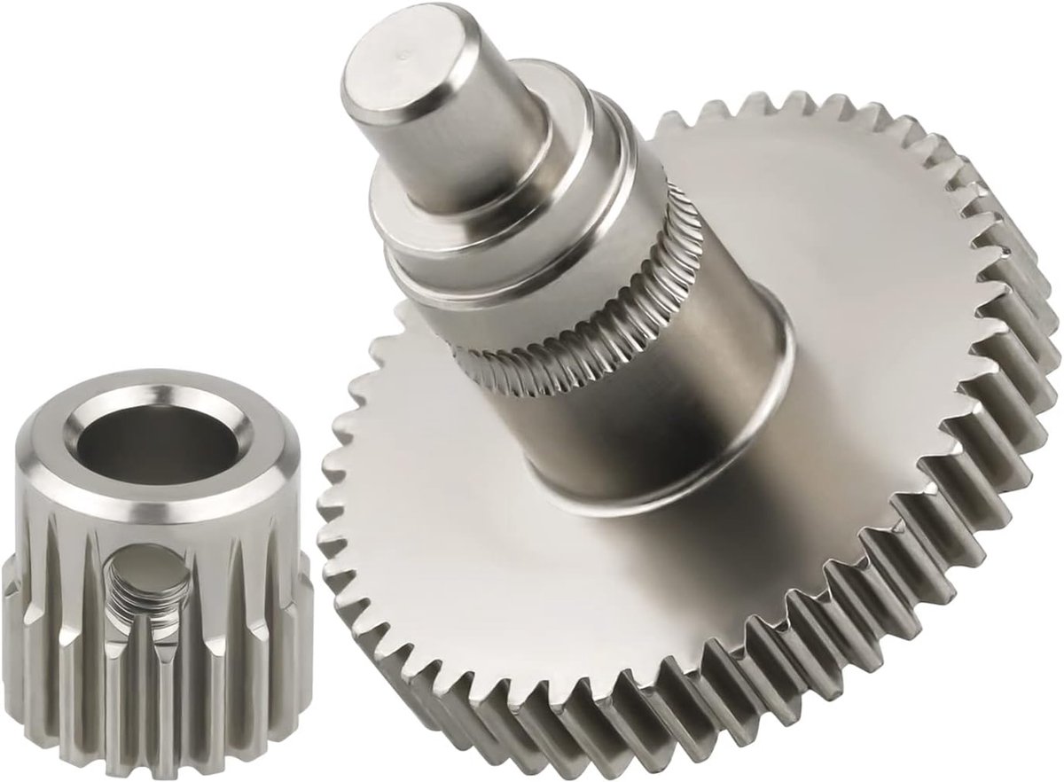 Precisie Snellastende Geslepen Stalen Extruder Gear Set voor Mini 3D Printers