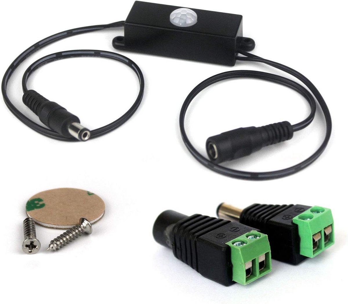 Infraroodsensor PIR 5-24V DC voor LED-strip – Detectie tot 5 meter