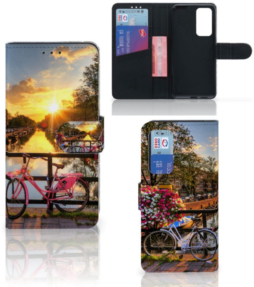 Huawei P40 Flip Cover Amsterdamse Grachten
