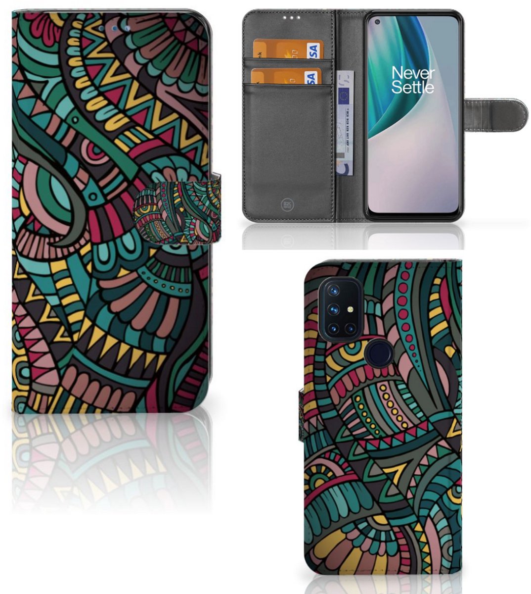 OnePlus Nord N10 Telefoon Hoesje Aztec