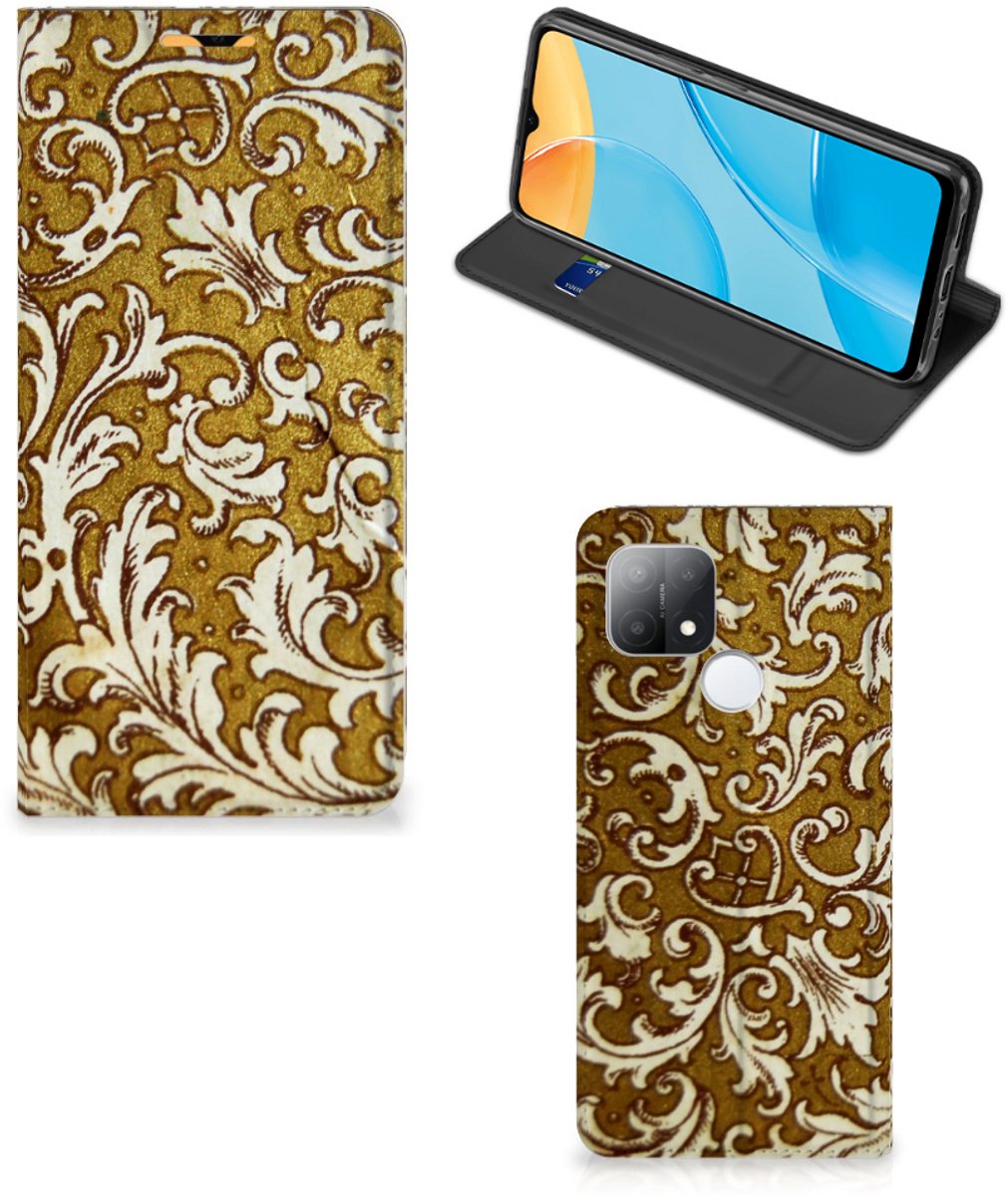 Telefoon Hoesje OPPO A15 Barok Goud