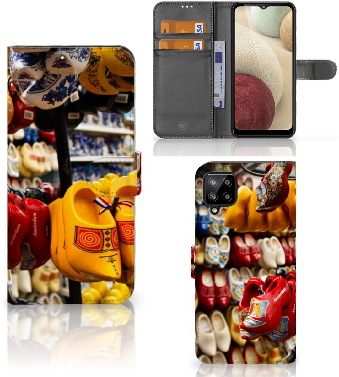Samsung Galaxy A12 Flip Cover Klompen