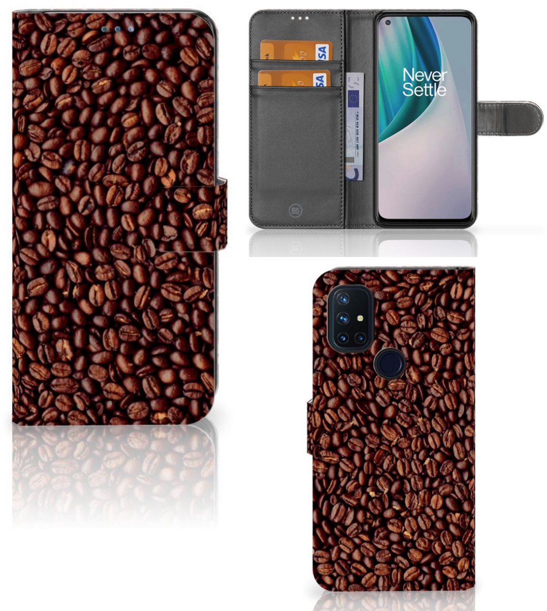 OnePlus Nord N10 Book Cover Koffiebonen
