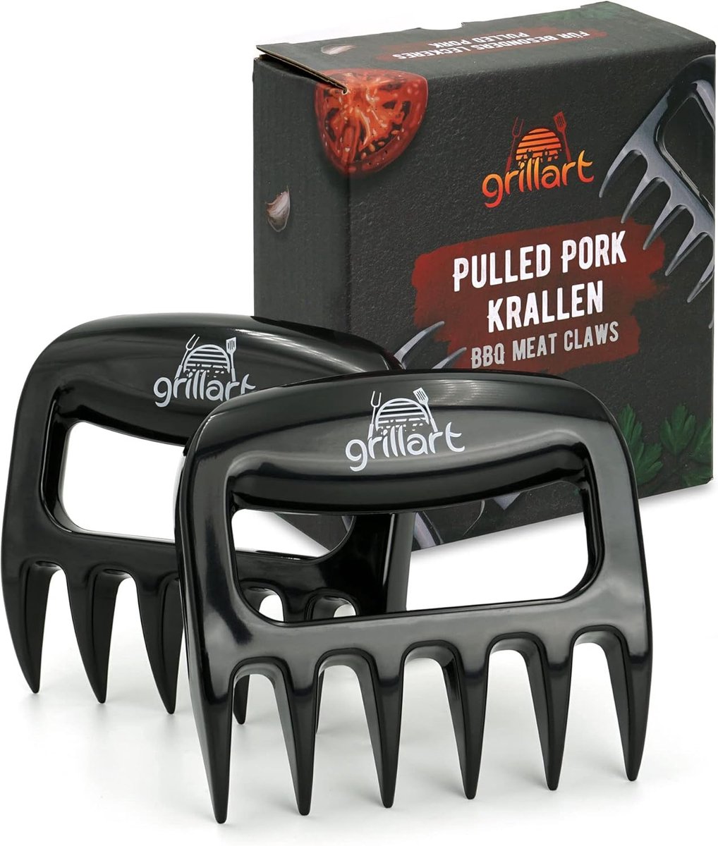 Pulled Pork Klauwen Set van 2 - Hittebestendige en Duurzame Vleesklauwen