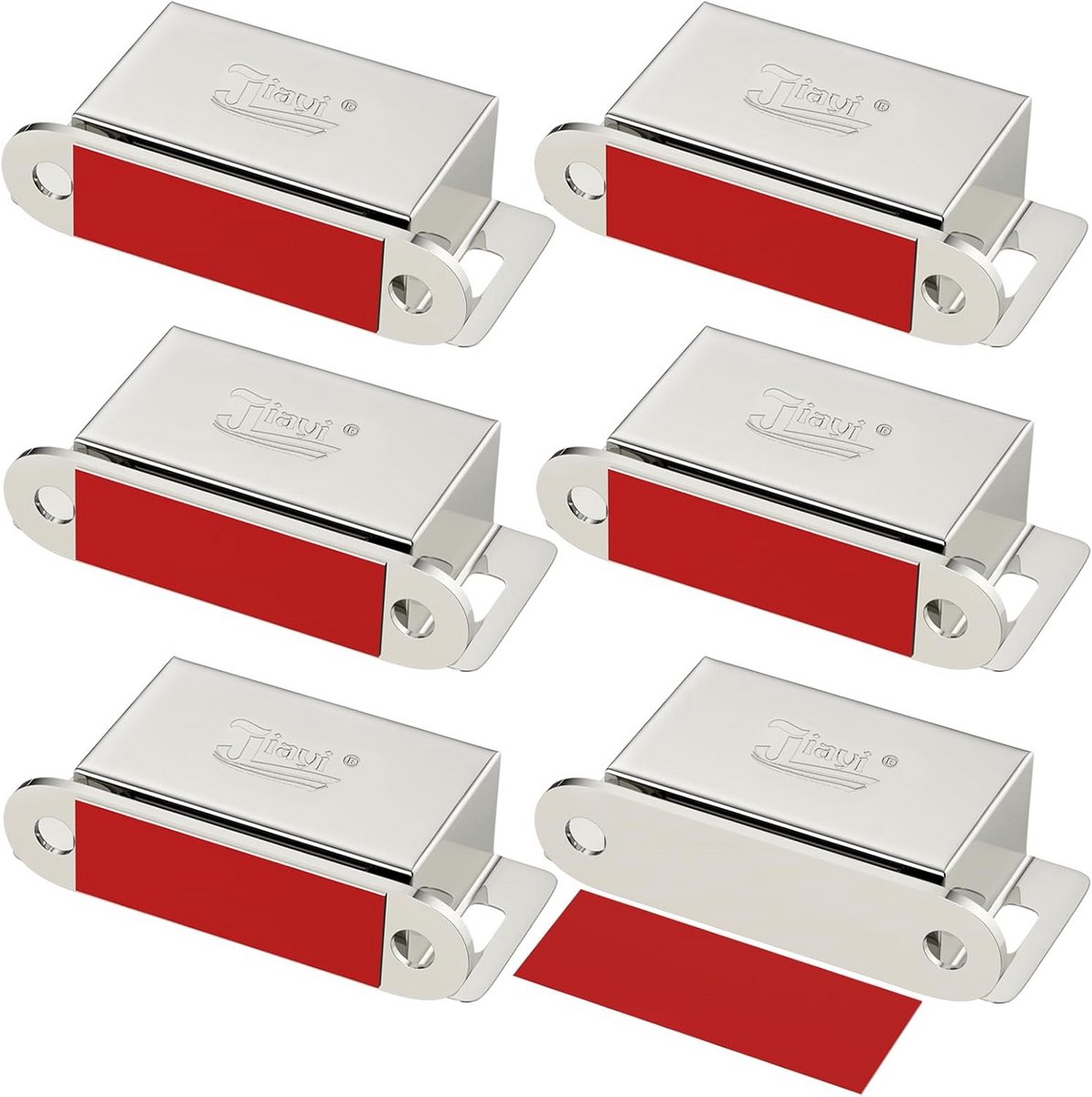 Zware magnetische deurvangers voor kastdeuren - 8KG trekvermogen, 6 stuks