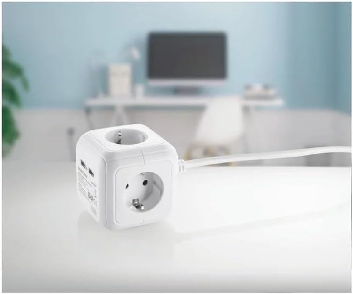 SILVERCREST® Power Cube met USB-poorten