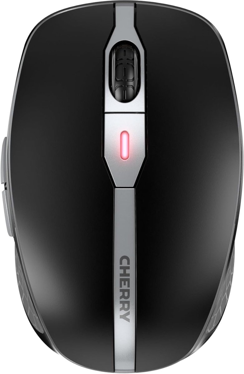 Draadloze en Oplaadbare Muis met Bluetooth en 2,4 GHz Verbinding - 2400 DPI Sensor